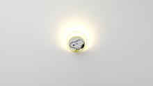  GRW-S-WSY-SN1-PI - Peanuts® Gravy Wall Sconce - Matte Bright Yellow body, Snoopy plates - Plug-in